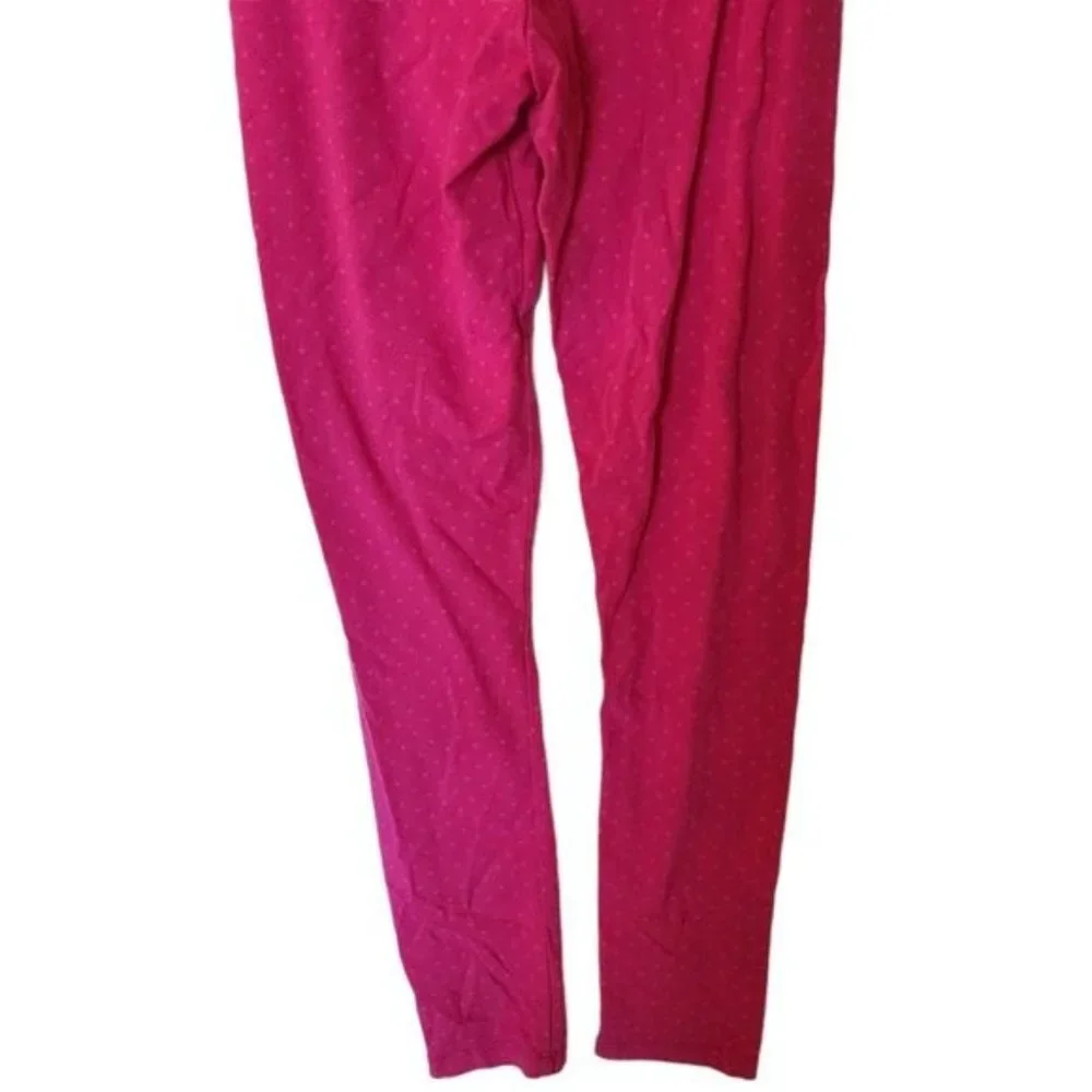 Gymboree Cosmic Club Pink Polka‎ Dot Eyelash Leggings size 10 12 Years Kids Girl
